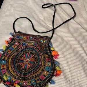 Colorful Embroidered Women's Bag